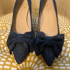 Kate Spade Pointed Heels with Bow New Women’s Size 8.5